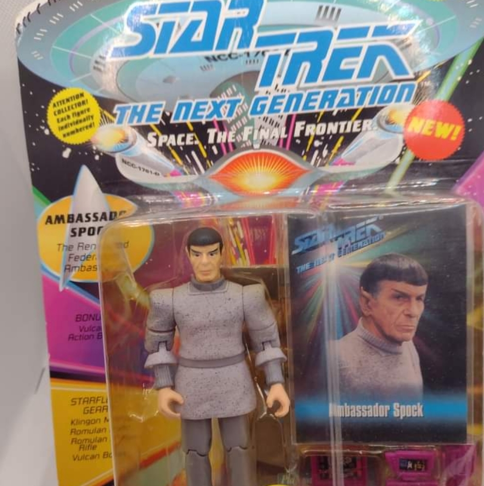 PLAYMATES Star Trek The Next Generation Ambassador Spock Figure 1993